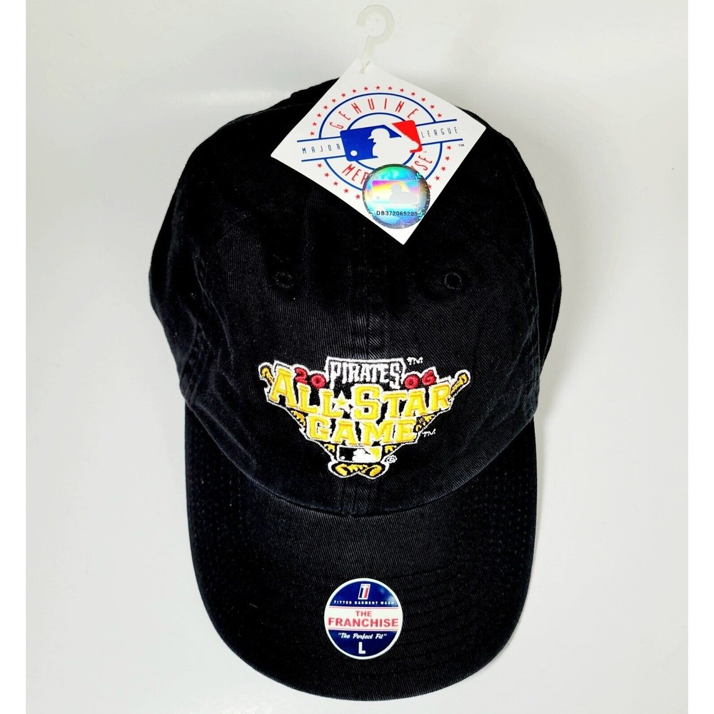 MLB Pittsburgh Pirates 2006 All Star Game Hat Sz Adult Large Fitted Black NEW!